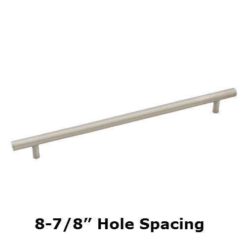 Cosmas 425-224-H-SS Stainless Steel Euro Style Hollow Bar Pull - Cosmas