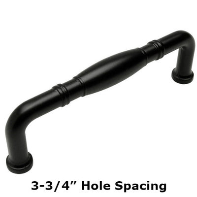 Cosmas 4313-96FB Flat Black Cabinet Pull - Cosmas