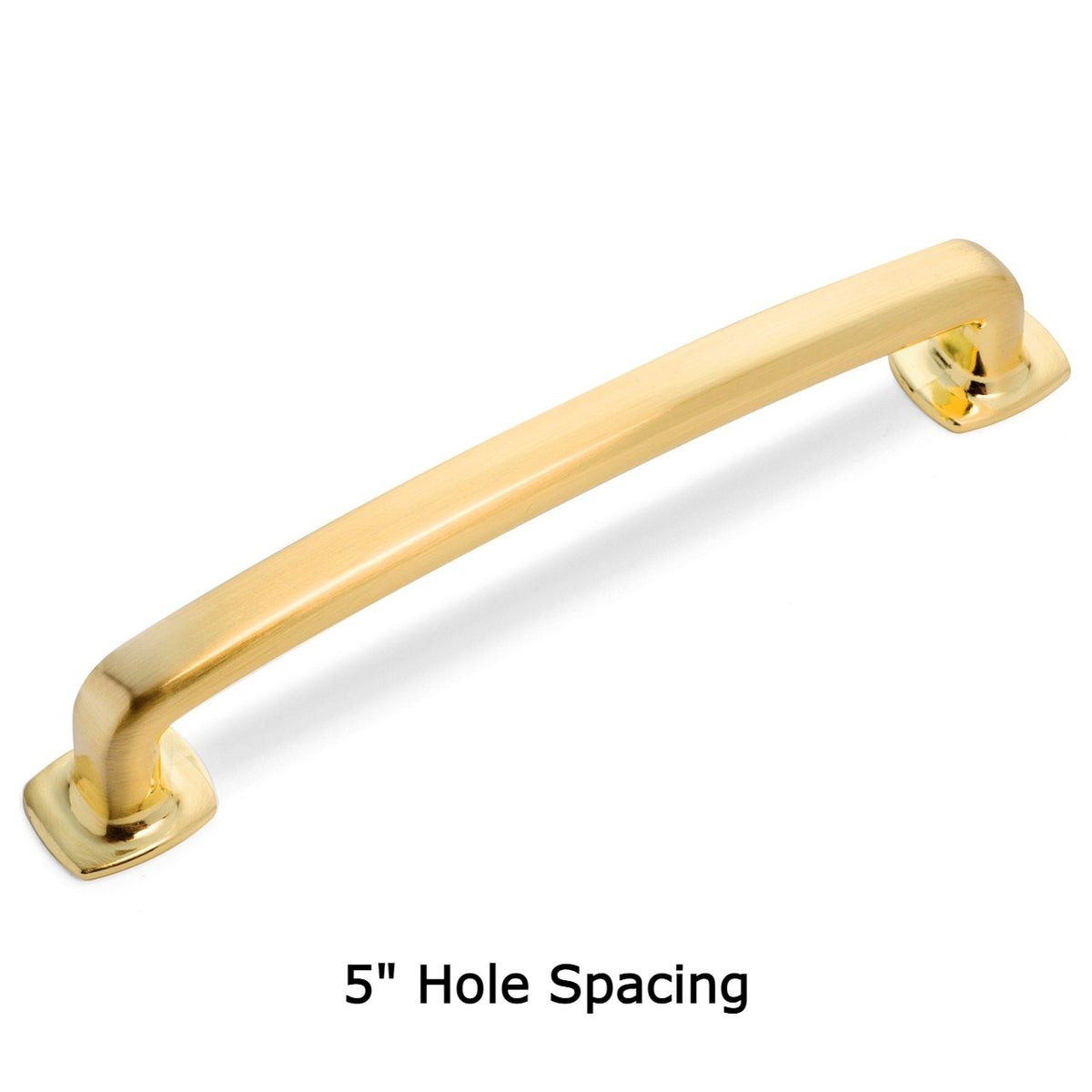 Cosmas 4396-128BB Brushed Brass Cabinet Pull