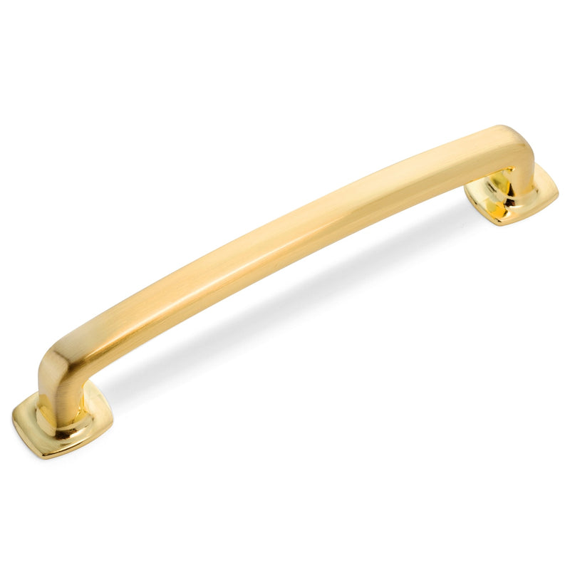 Cosmas 4396-128BB Brushed Brass Cabinet Pull