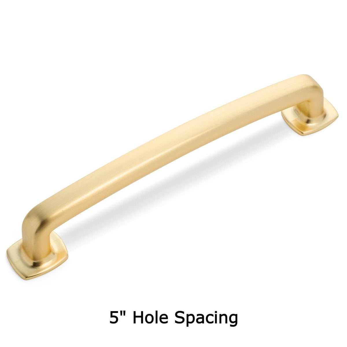 Cosmas 4396-128BG Brushed Gold Cabinet Pull