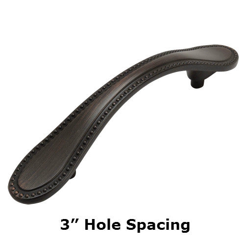 Cosmas 4887ORB Oil Rubbed Bronze Beaded Cabinet Pull - Cosmas