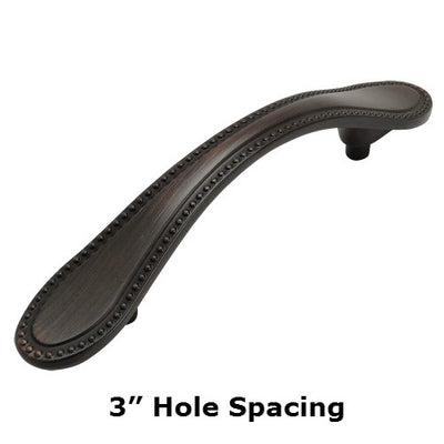 Cosmas 4887ORB Oil Rubbed Bronze Beaded Cabinet Pull - Cosmas