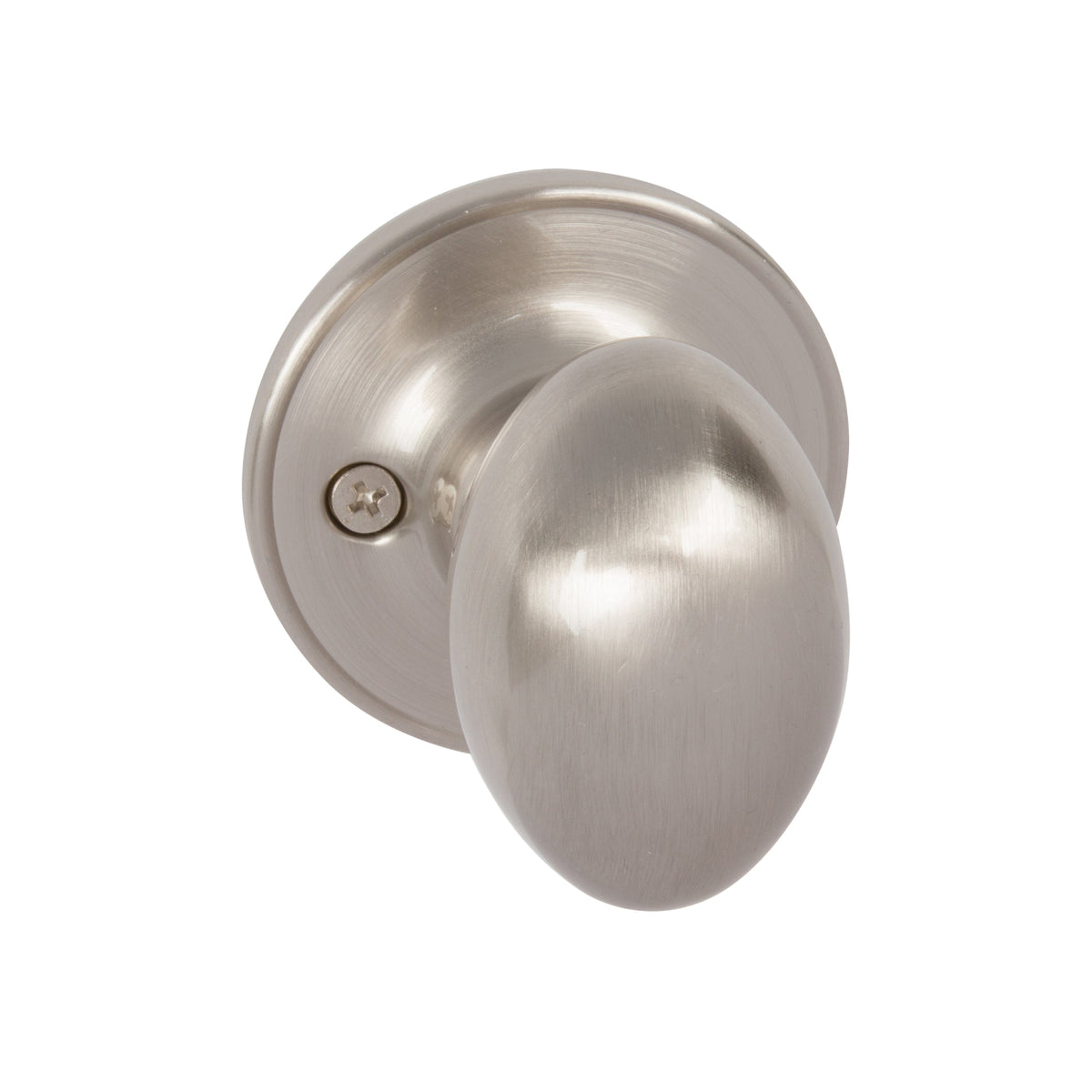 Somerset Dummy Door Knob, Satin Nickel