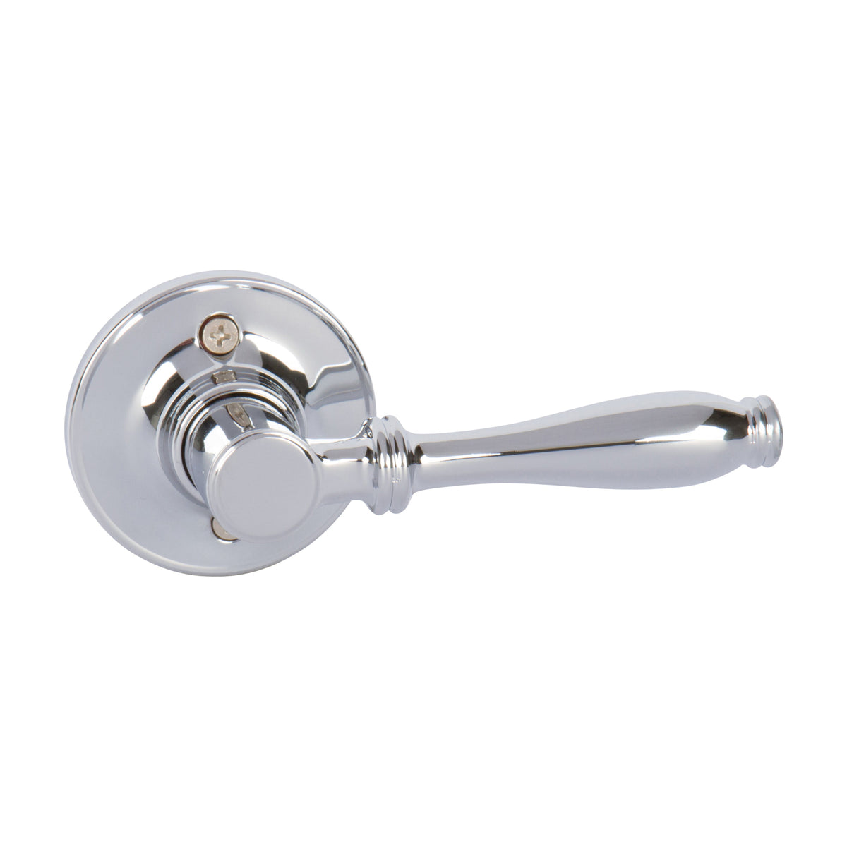 Villa Dummy Door Lever, Polished Chrome