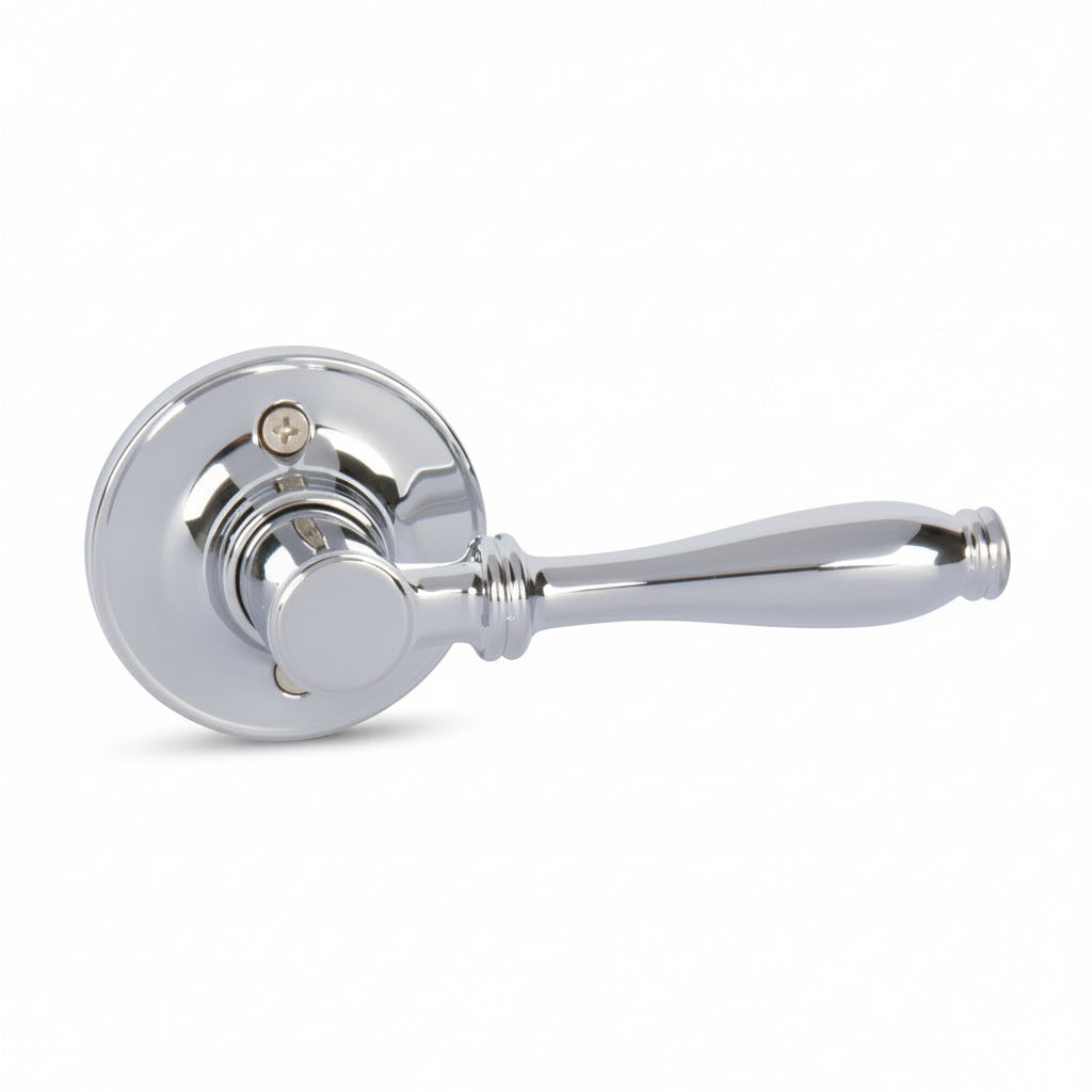 Villa Series Polished Chrome Door Levers