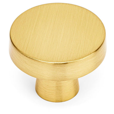 Cosmas 5234BB Brushed Brass Round Contemporary Cabinet Knob