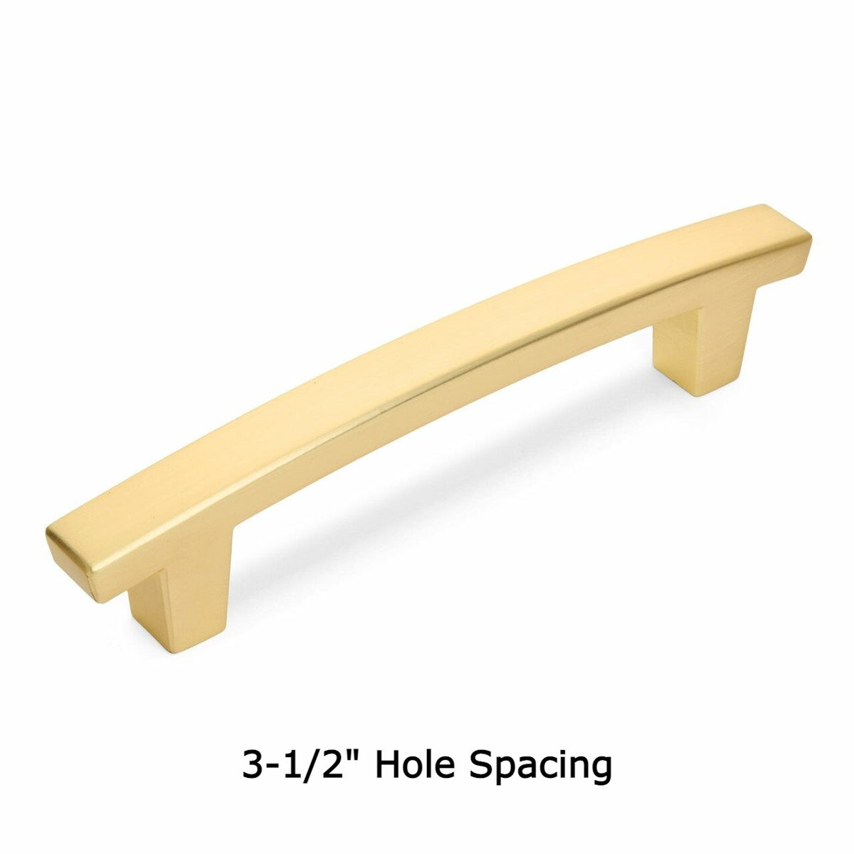 Cosmas 5236BG Brushed Gold Contemporary Arch Cabinet Pull