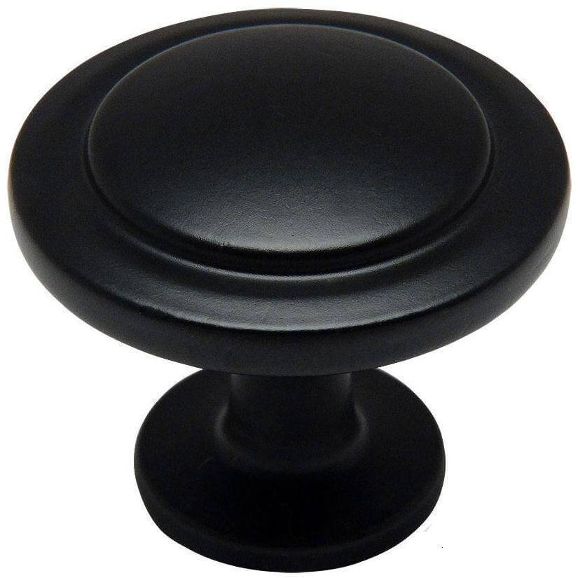 Cosmas 5560FB Flat Black Cabinet Knob