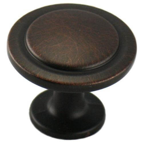 5560 ORB Cosmas round knob in bronze 