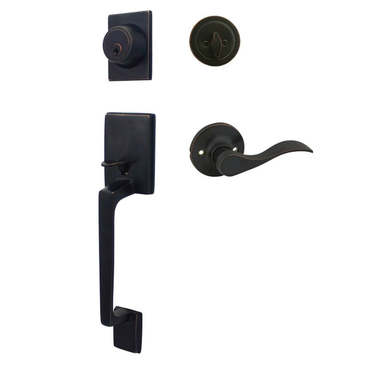 Discount Door Levers in Oil Rubbed Bronze, Cosmas 80 Series