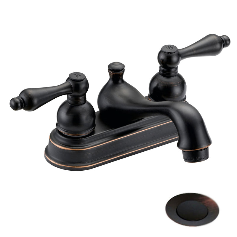 Designers Impressions 655686 Oil Rubbed Bronze Lavatory Vanity Faucet