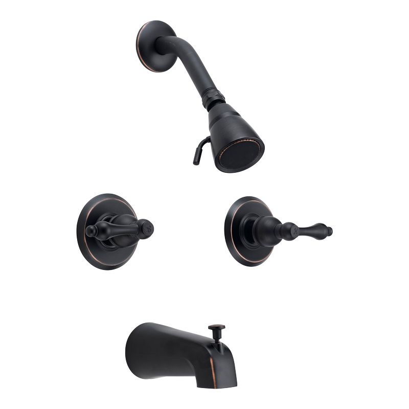 Designers Impressions 656727 Oil Rubbed Bronze Tub / Shower Combo Faucet