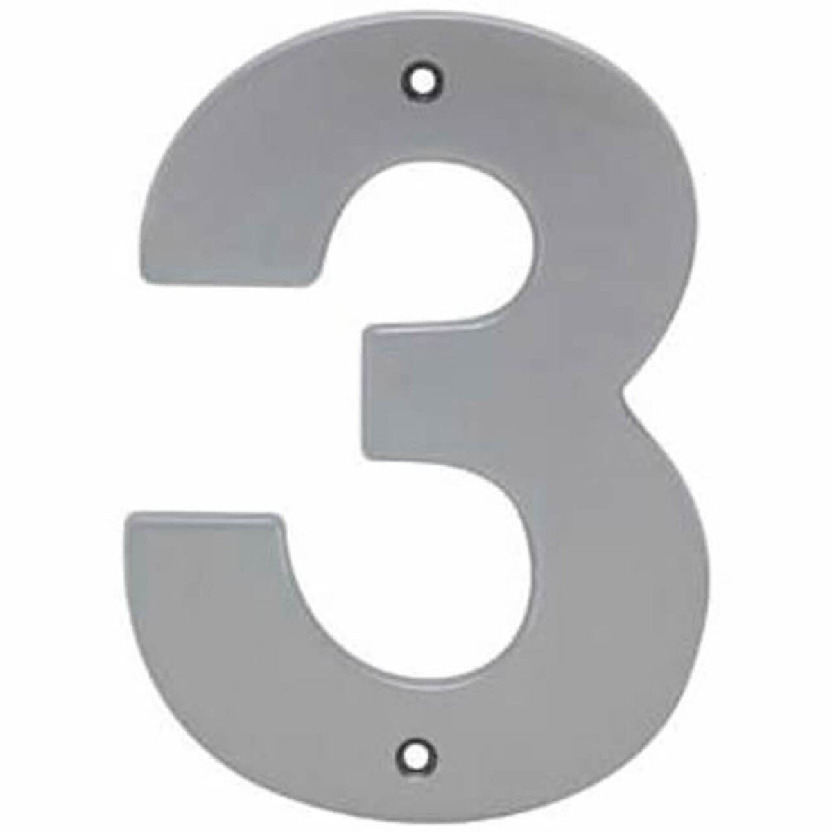 5&quot; House Numbers, Satin Nickel
