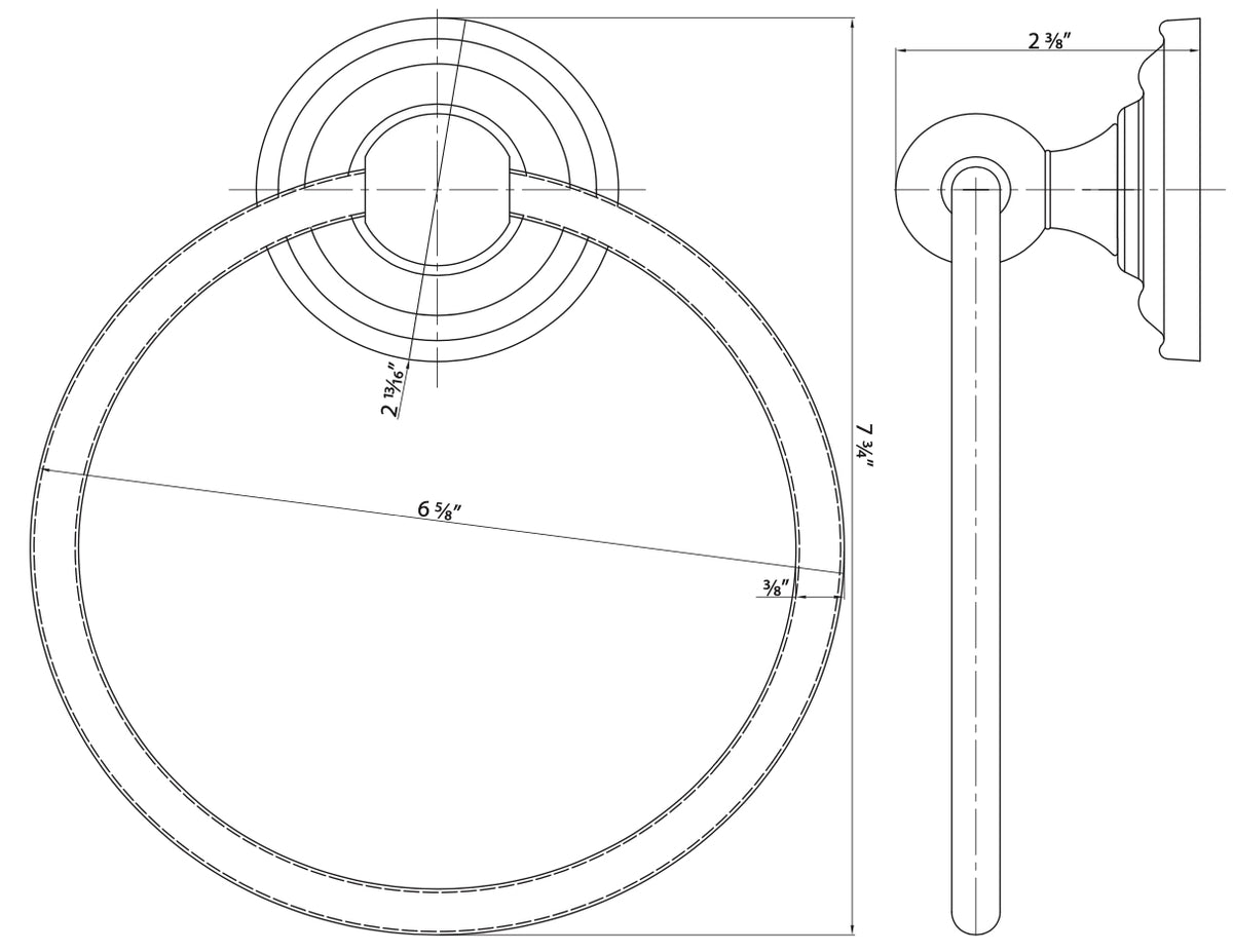 700 Series 3 Piece Satin Nickel Bathroom Hardware Set