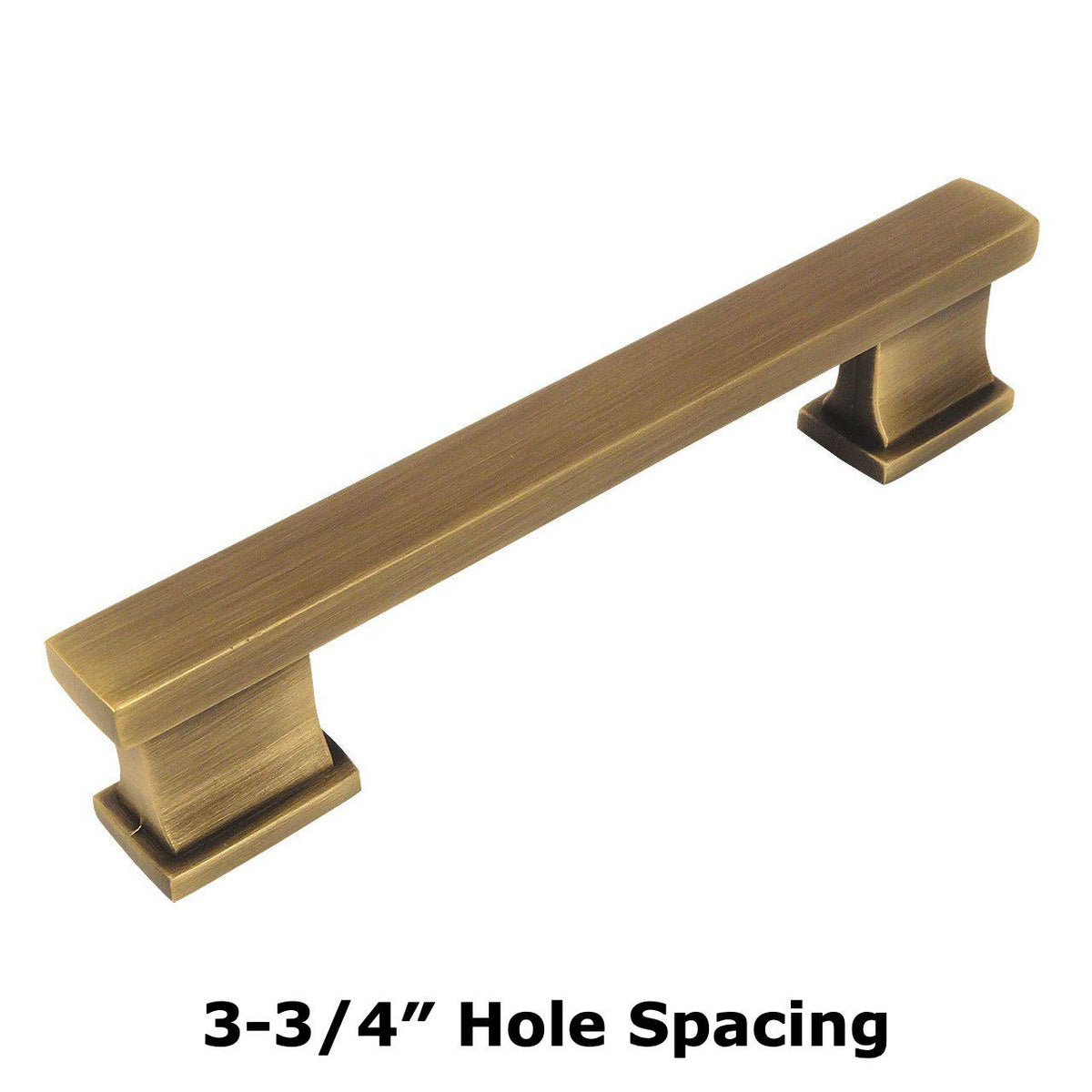 Cosmas 702-96BAB Brushed Antique Brass Contemporary Cabinet Pull