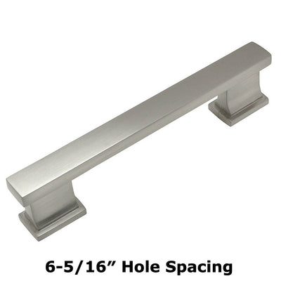 Cosmas 702-160SN Satin Nickel Contemporary Cabinet Pull