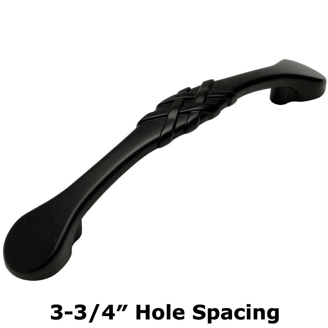 Cosmas 7068FB Flat Black Cabinet Pull