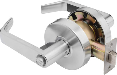 Dynasty Hardware AUG-20-26D Augusta Privacy Function Commercial Lever, Satin Chrome