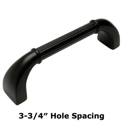 Cosmas 7714-96FB Flat Black Cabinet Pull