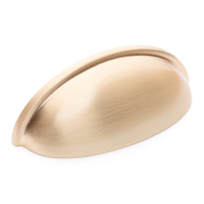 Diversa Brushed Gold 3&quot; (76mm) Cabinet Cup Pull
