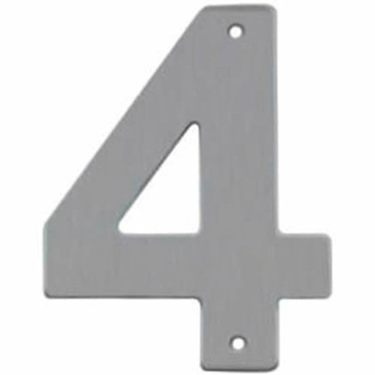 5&quot; House Numbers, Satin Nickel