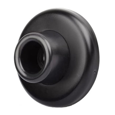 Black Concave Wall Bumper Door Stop