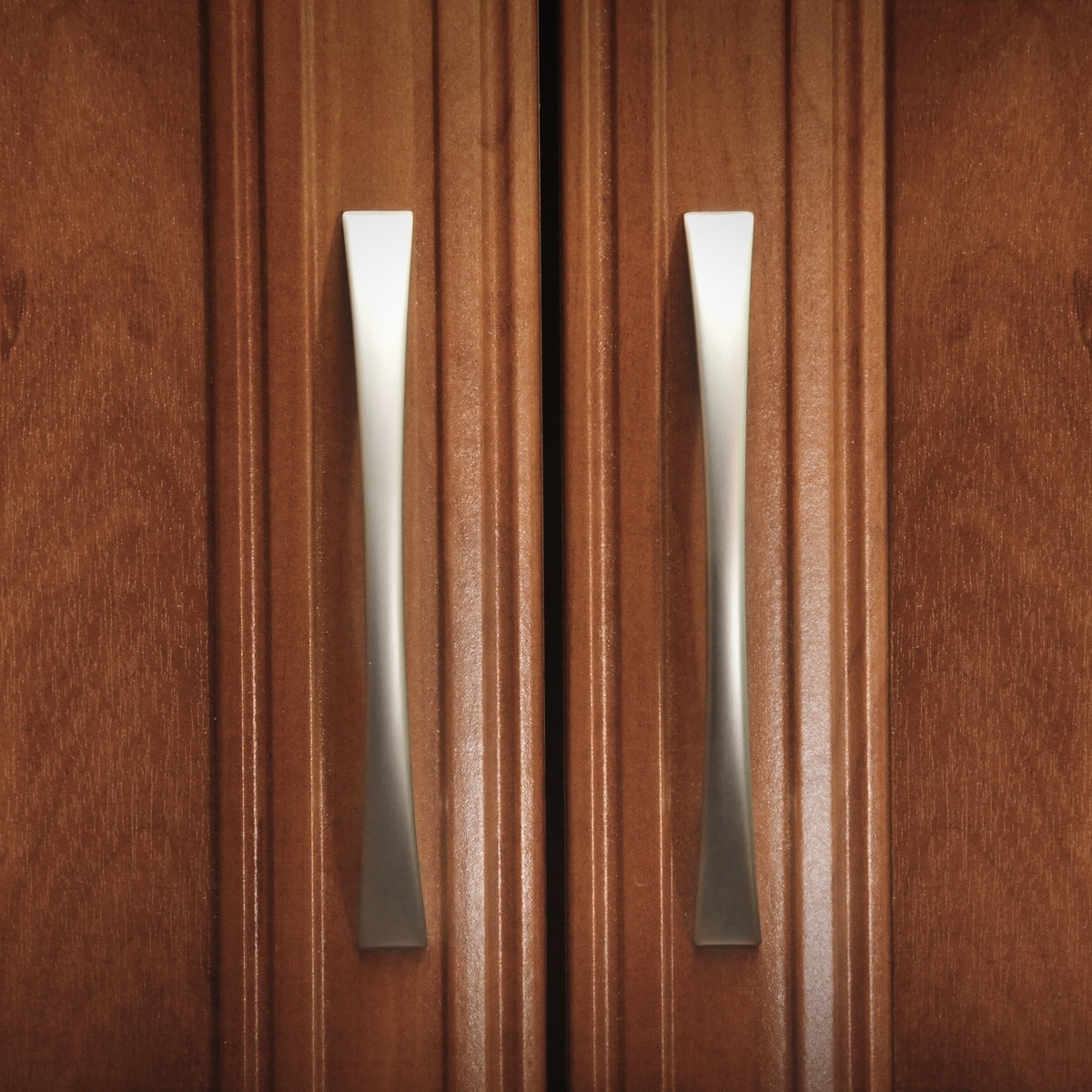 Cosmas 3200-128SN on cherry cabinets