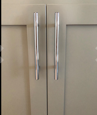 Cosmas 305-192CH Polished Chrome Euro Style Bar Pull