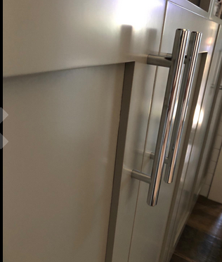 Cosmas 305-192CH Polished Chrome Euro Style Bar Pull