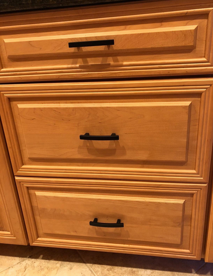 Cosmas 5235FB pull on wood kitchend rawers