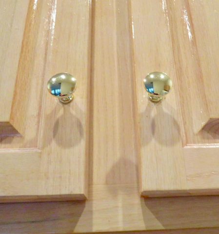 Traditional polished brass knob round Cosmas 5305PB Polished Brass Round Cabinet Knob