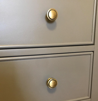 Cosmas 5560BAB Brushed Antique Brass Cabinet Knob