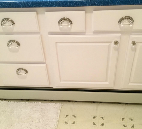 Glass shop cup pulls