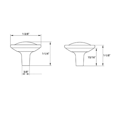 Cosmas 7065SN Satin Nickel Braided Cabinet Knob