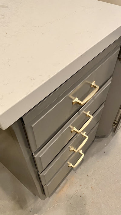  Cosmas 755-3BG Brushed Gold Cabinet Pull