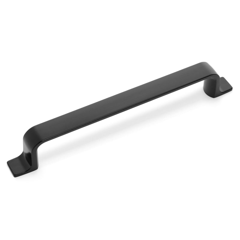 Cosmas 14901-160FB Flat Black Contemporary Cabinet Pull
