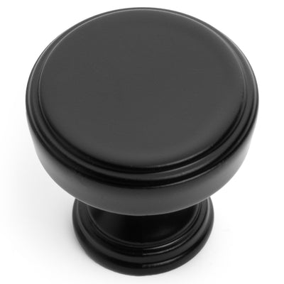 Cosmas 1940FB Flat Black Cabinet Knob