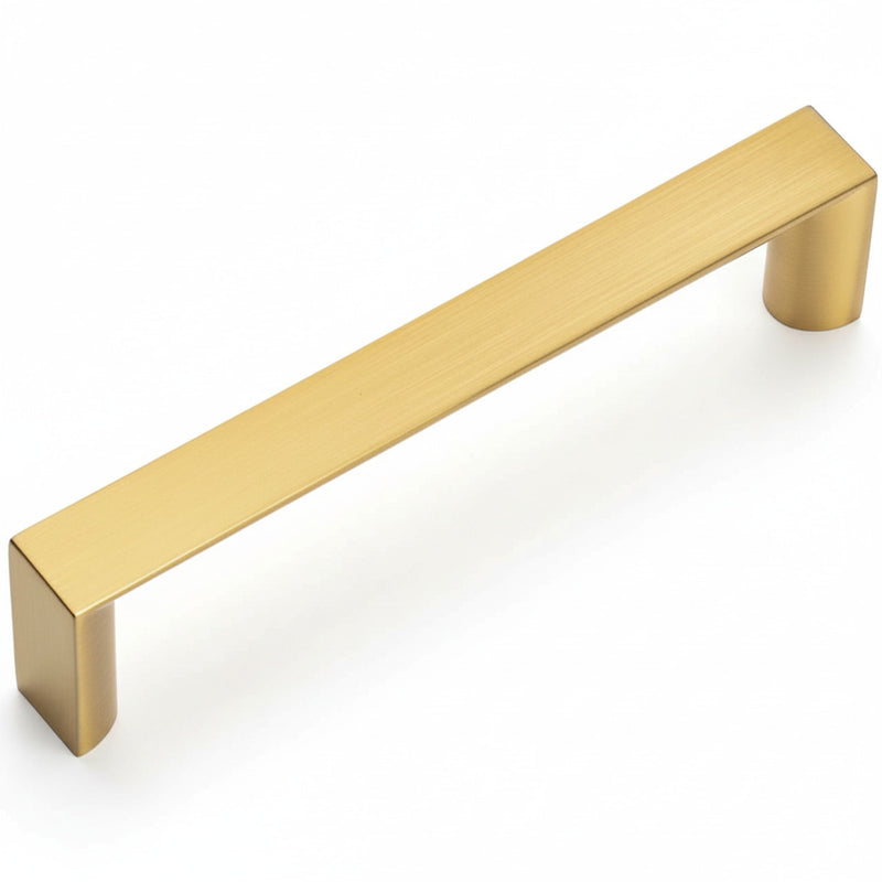 Cosmas 3133-96BB Brushed Brass Cabinet Pull on a white background