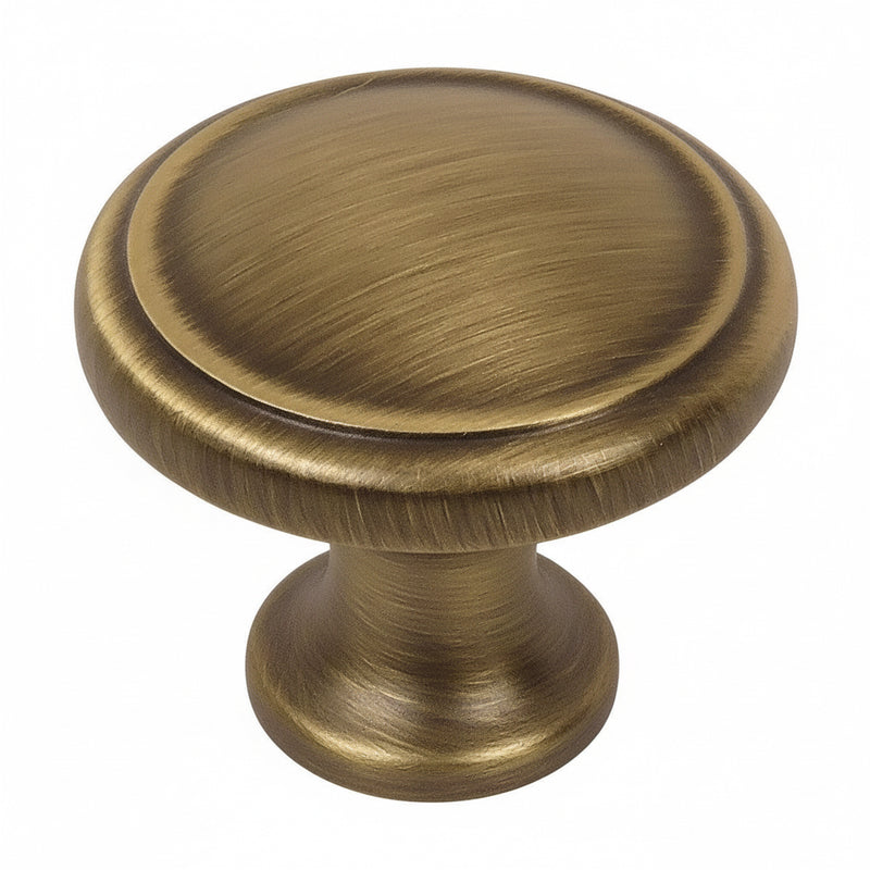 Cosmas 5982BAB Brushed Antique Brass Cabinet Knob