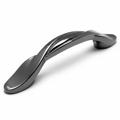 Twist cabinet drawer pull with three inch hole spacing