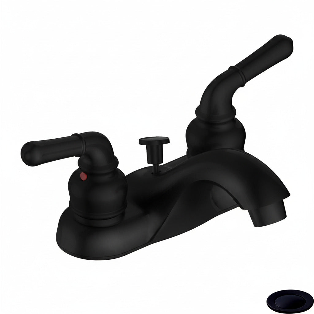 Designers Impressions 770295 Black Lavatory Vanity Faucet