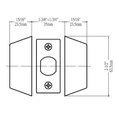 Designers Impressions Satin Nickel Double Cylinder Deadbolt