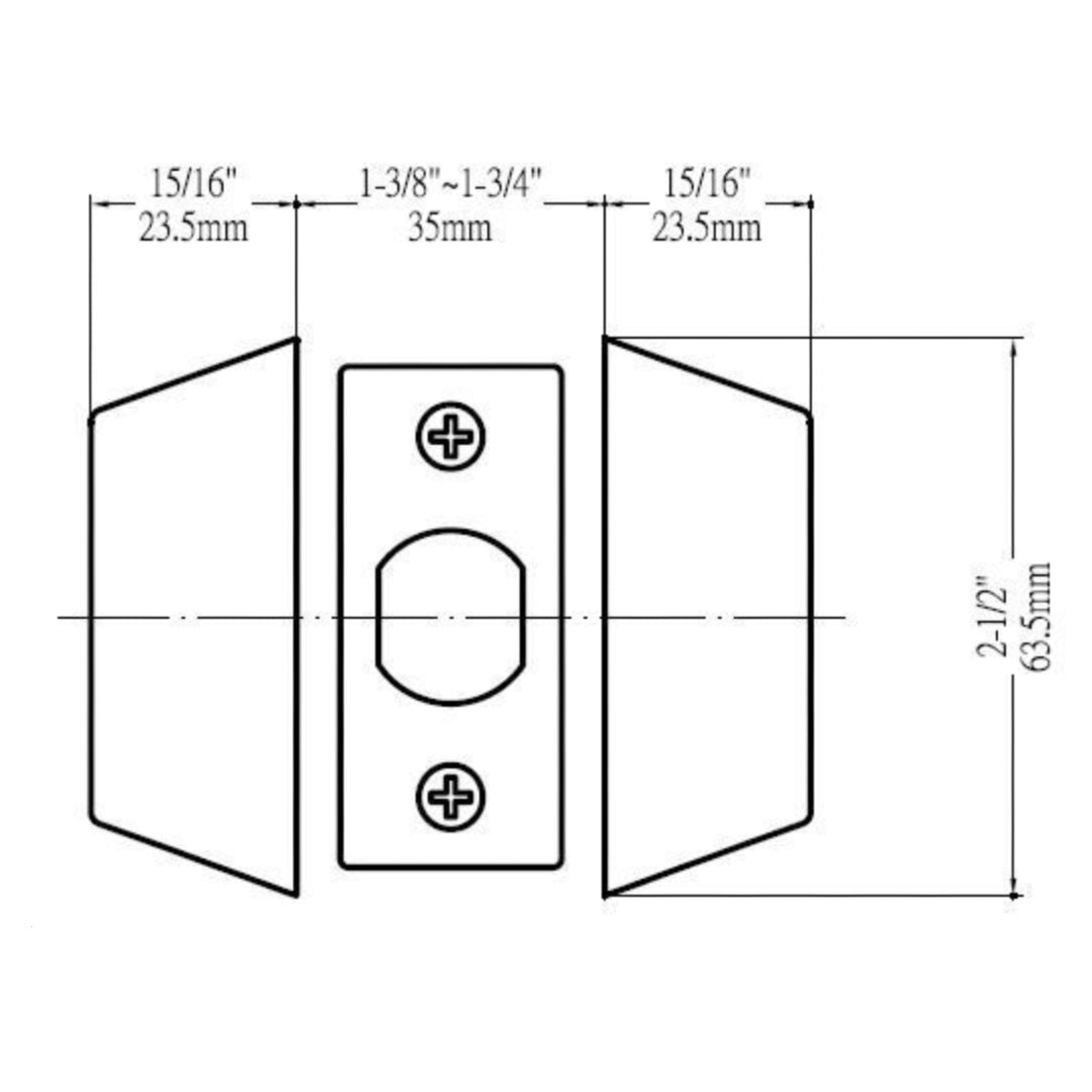 Designers Impressions Oil Rubbed Bronze Double Cylinder Deadbolt