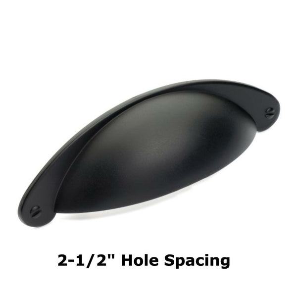 Dynasty Hardware P5322FB Shaker Style Pull Flat Black