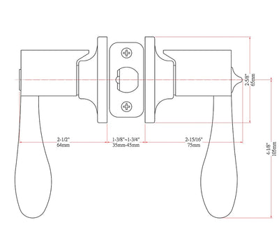 Kingston Satin Nickel Entry Lever with Matching Single Cylinder Deadbolt Combo Pack