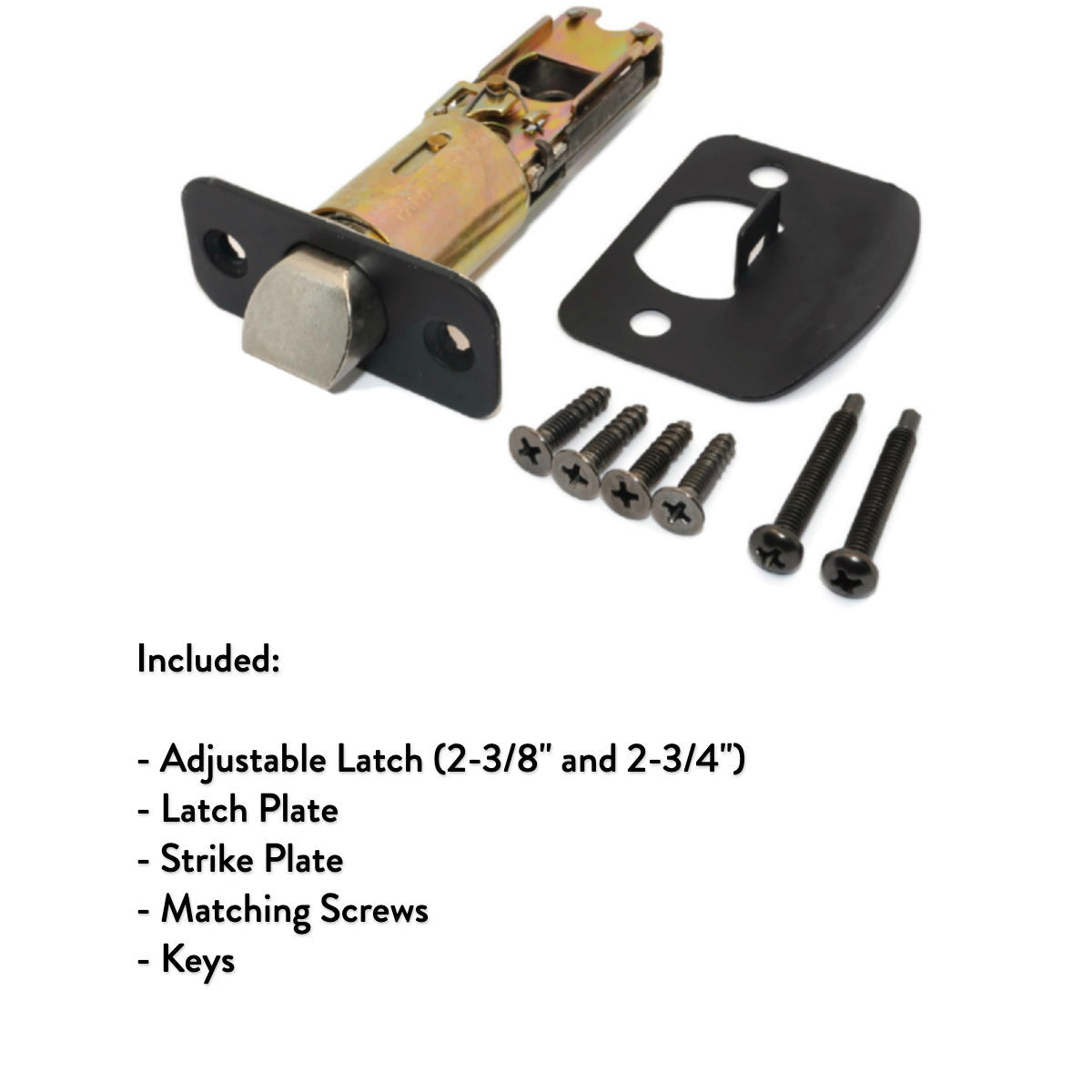 Villa Passage Door Lever, Oil Rubbed Bronze