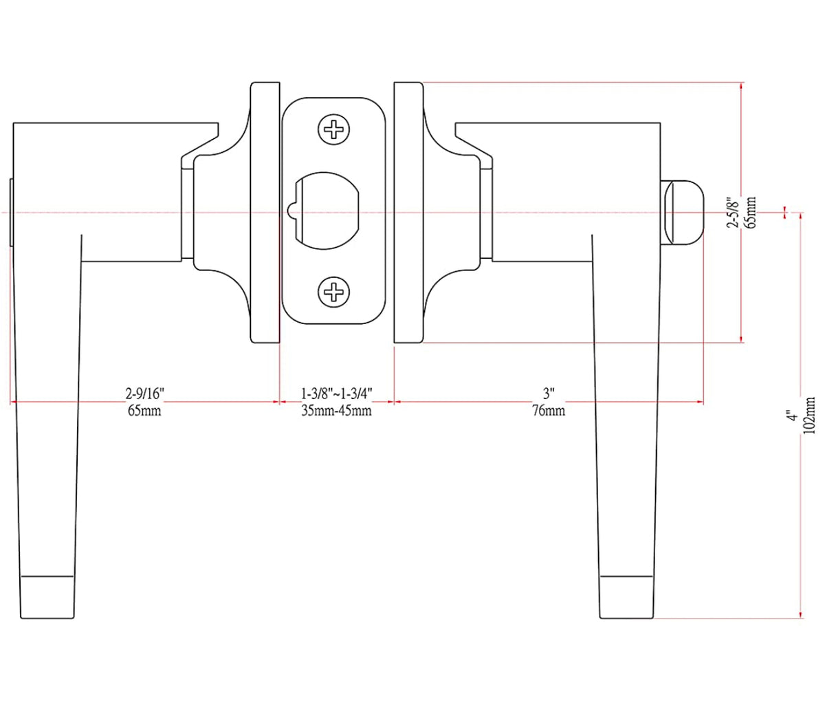 Richmond Oil Rubbed Bronze Entry Lever with Matching Single Cylinder Deadbolt Combo Pack