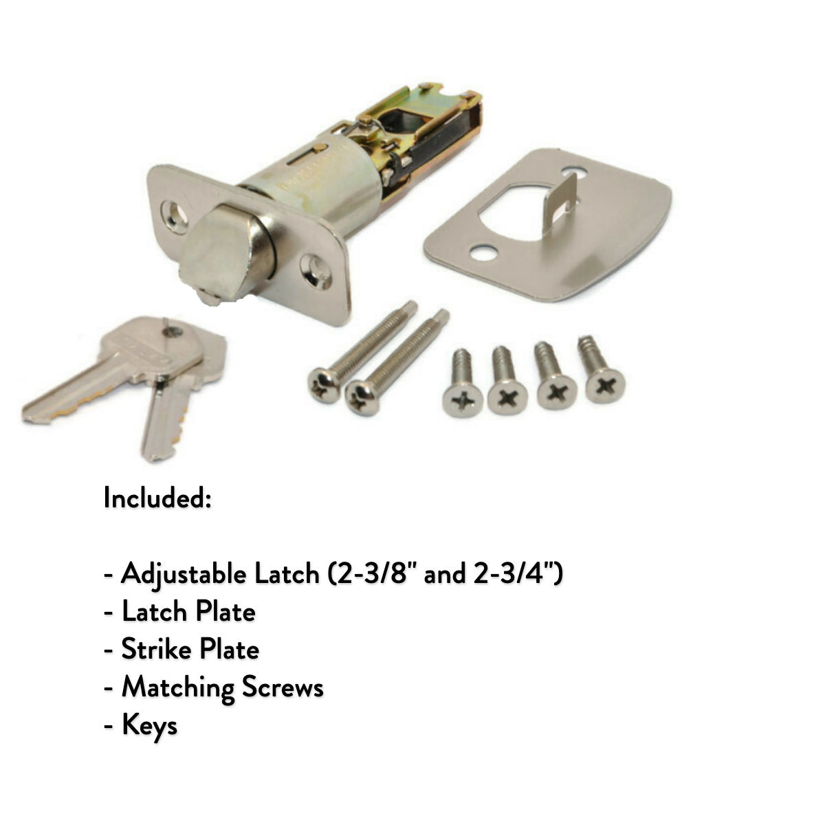Cosmas 30 Series Satin Nickel Entry Door Lever