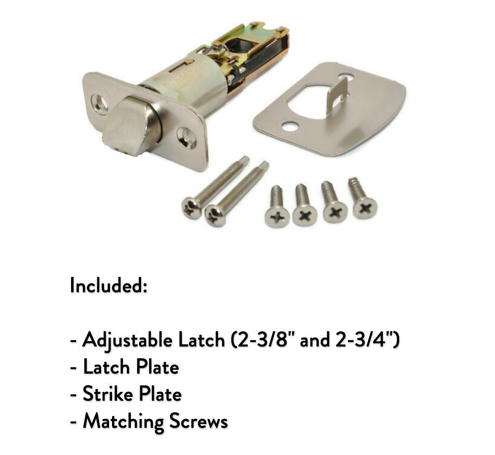 Kain Design Satin Nickel Passage Door Lever